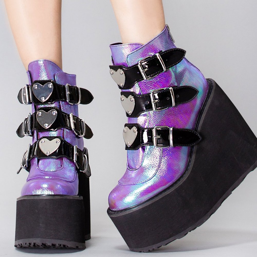 Demonia Potion No 9 Platform Boots
